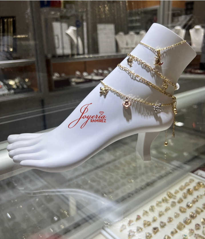 Layered Anklets