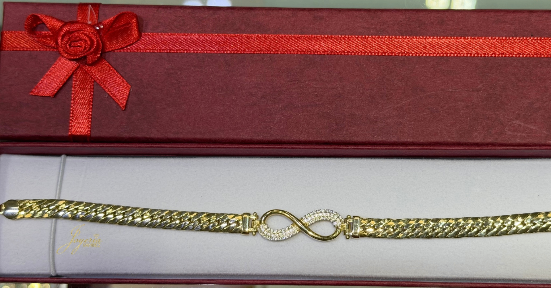 Infinity gold bracelet