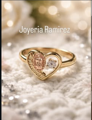 Devotional heart ring